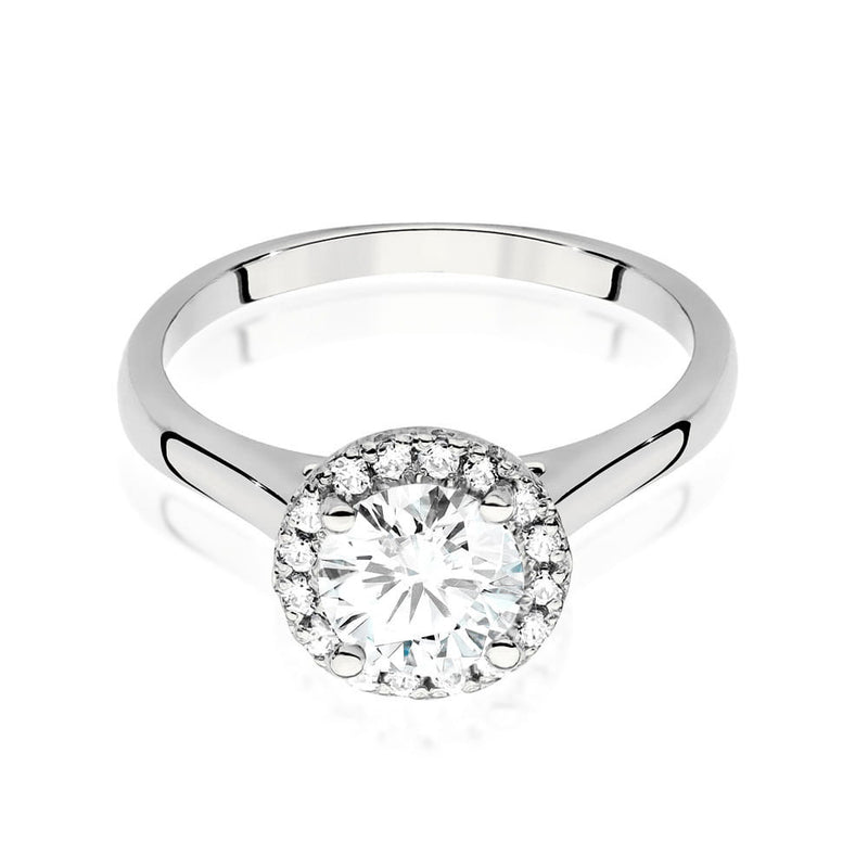 Inel Aur 14K cu Diamante Naturale 0.62 ct, imaginea 5 din 9