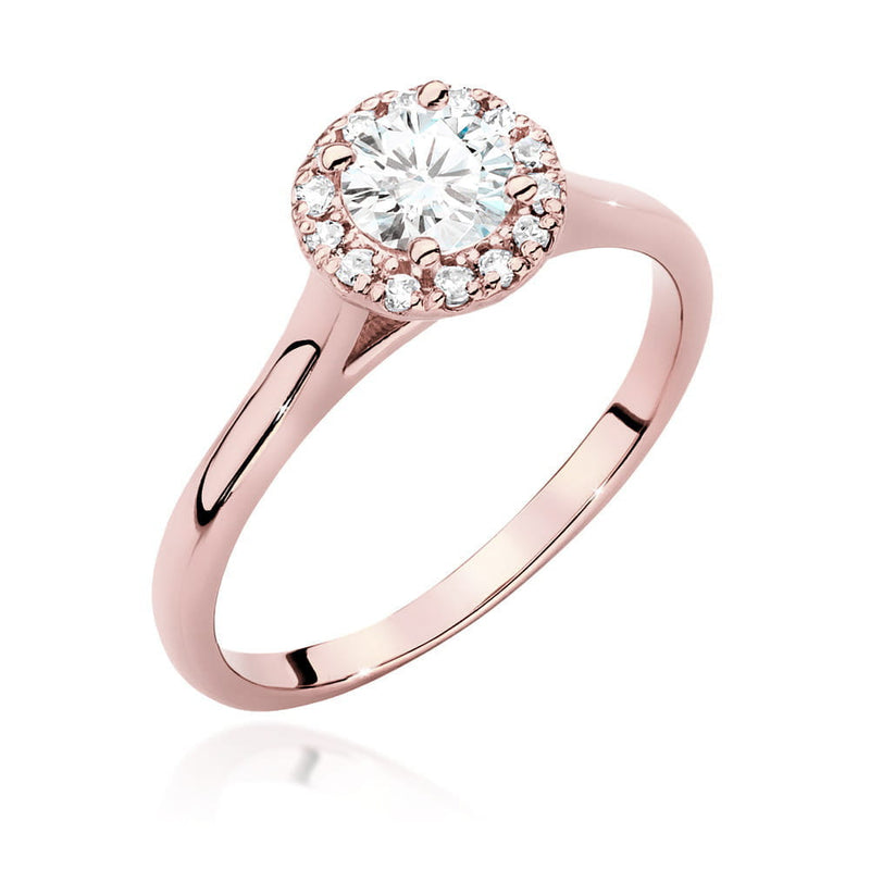 Inel Aur 14K cu Diamante Naturale 0.62 ct, imaginea 7 din 9