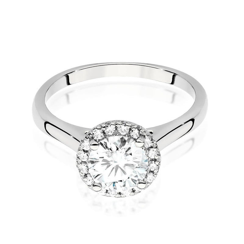 Inel Aur 14K cu Diamante Naturale 1.14 ct, imaginea 5 din 9