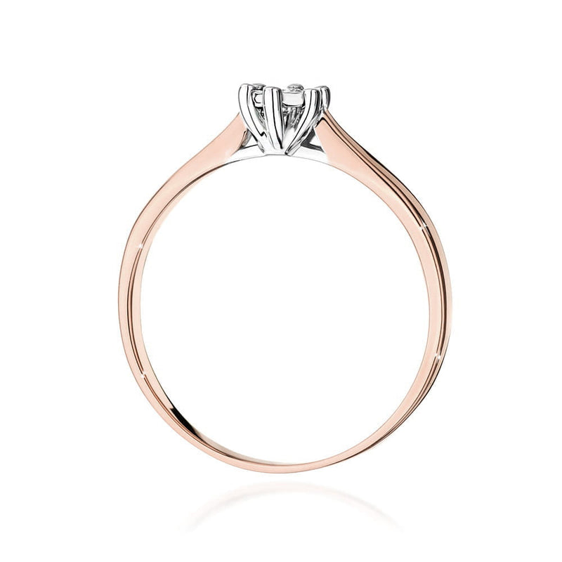 Inel Aur 14K cu Diamant de Laborator 0.08 ct, imaginea 9 din 9