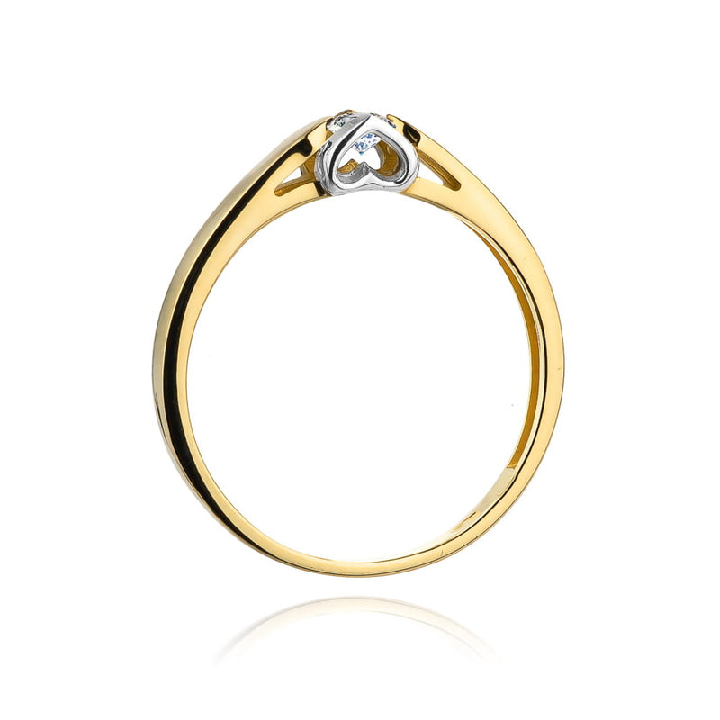 Inel Aur 14K cu Diamant Natural 0.30 ct, imaginea 3 din 11