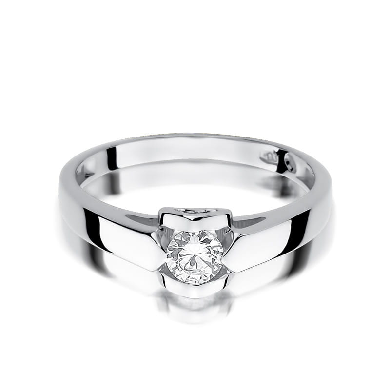 Inel Aur 14K cu Diamant Natural 0.30 ct, imaginea 10 din 11