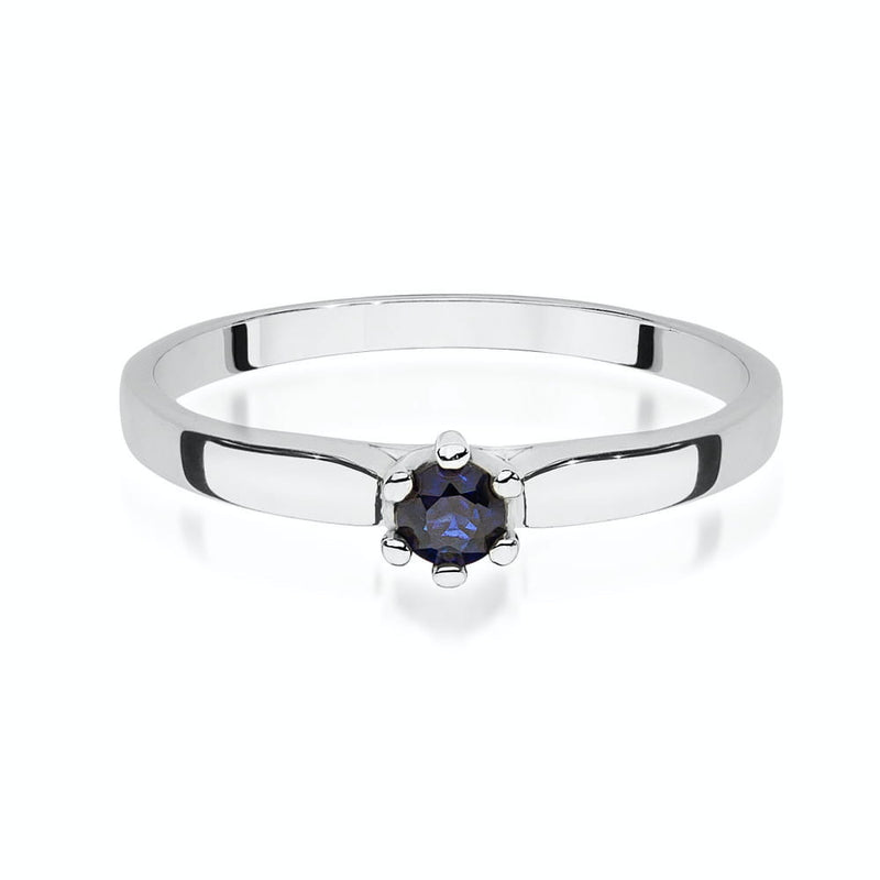 Inel Aur 14K cu Safir 0.15 ct, imaginea 6 din 8