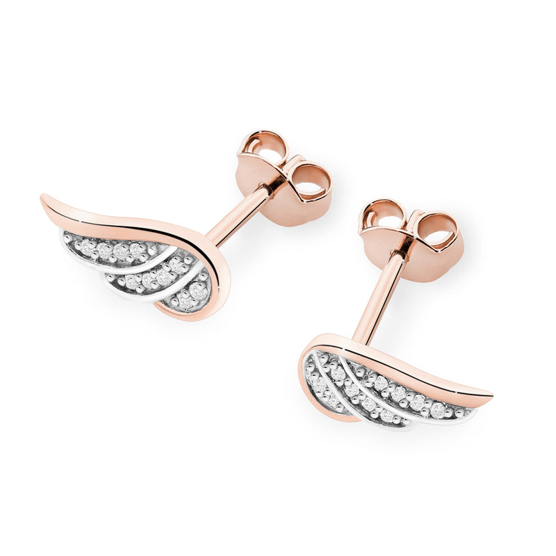 Cercei Aur 14K cu Diamante Naturale 0.10 ct, imaginea 6 din 6