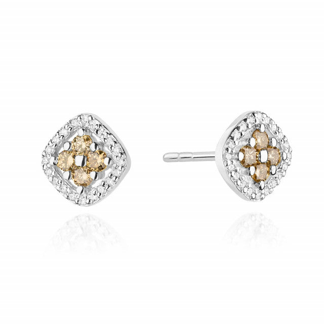Cercei Aur 14K cu Diamante Naturale 0.60 ct, imaginea 3 din 7