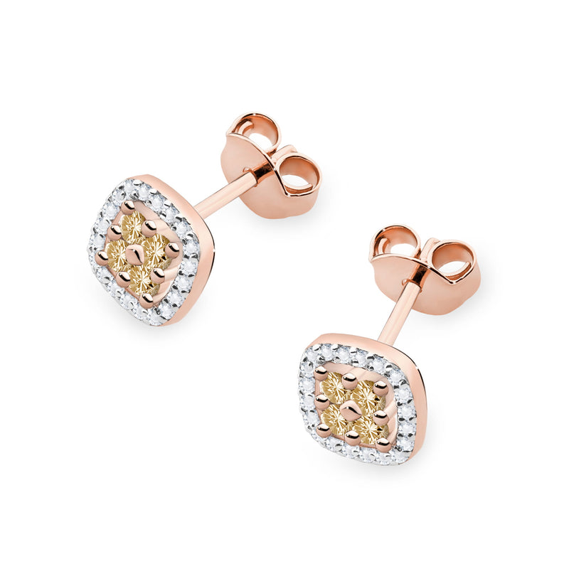 Cercei Aur 14K cu Diamante Naturale 0.60 ct, imaginea 6 din 7
