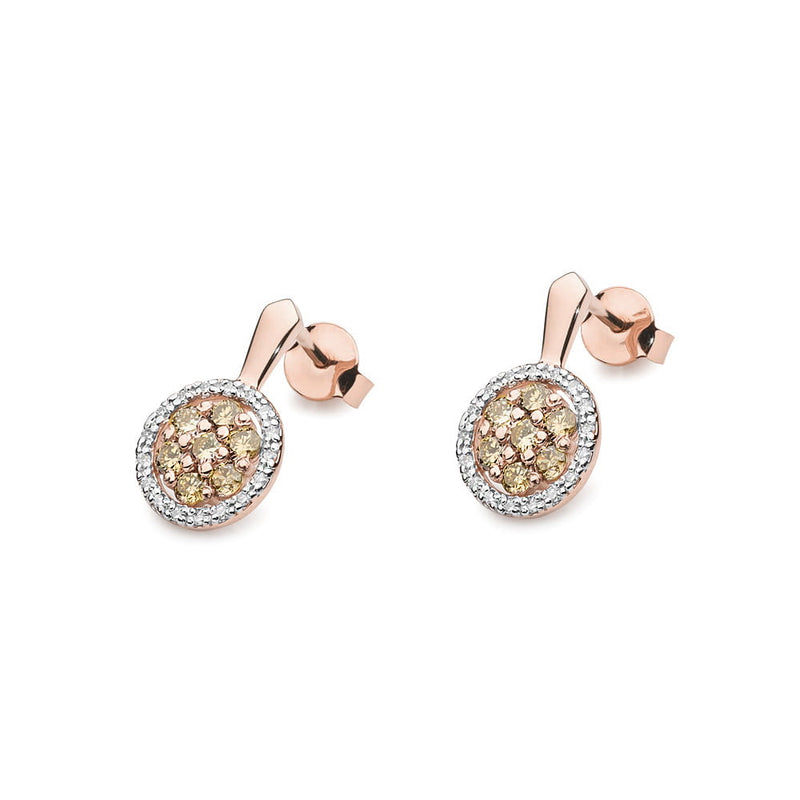 Cercei Aur 14K cu Diamante Naturale 0.87 ct, imaginea 6 din 6