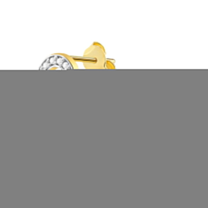 Cercei Aur 14K cu Diamante Naturale 0.13 ct, imaginea 2 din 6