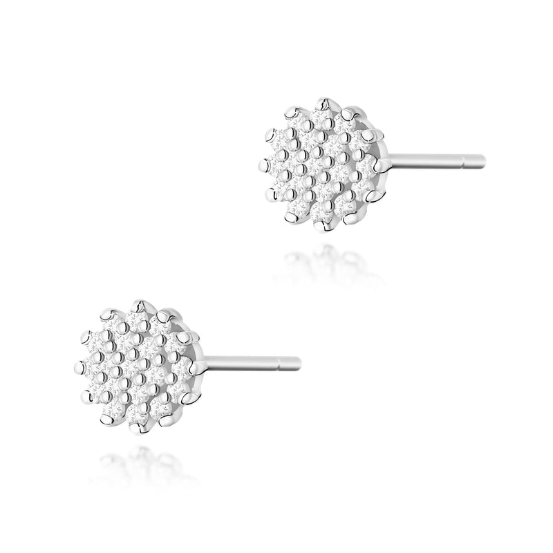 Cercei Aur 14K cu Diamante Naturale 0.19 ct, imaginea 4 din 9