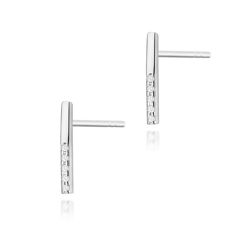 Cercei Aur 14K cu Diamante Naturale 0.05 ct, imaginea 7 din 9