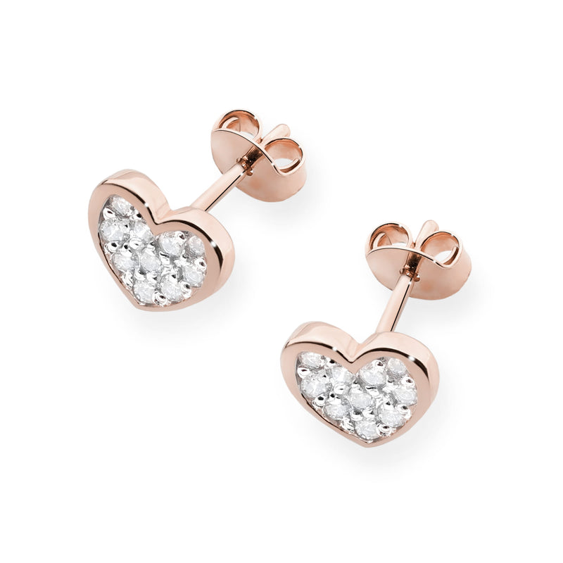 Cercei Aur 14K cu Diamante Naturale 0.17 ct, imaginea 6 din 6