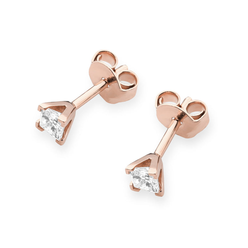 Cercei Aur 14K cu Diamant Natural 0.15 ct, imaginea 6 din 6