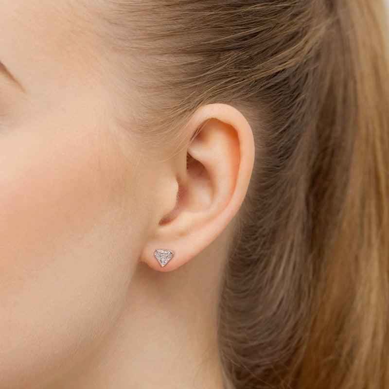 Cercei Aur 14K cu Diamante Naturale 0.10 ct, imaginea 7 din 7
