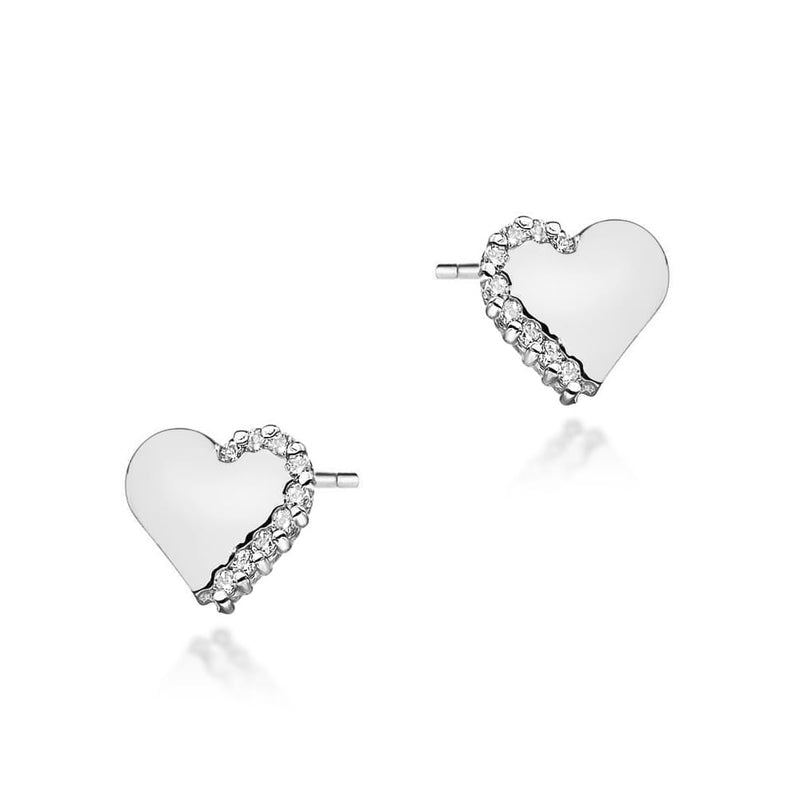 Cercei Aur 14K cu Diamante Naturale 0.10 ct, imaginea 3 din 3