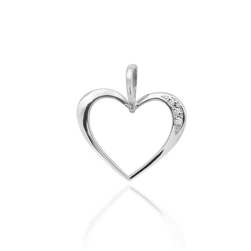 Pandantiv Aur 14K cu Diamante Naturale 0.03 ct, imaginea 5 din 6