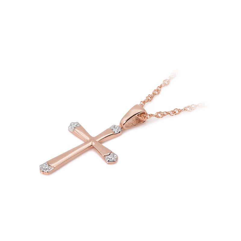 Pandantiv Aur 14K cu Diamante Naturale 0.02 ct, imaginea 8 din 10