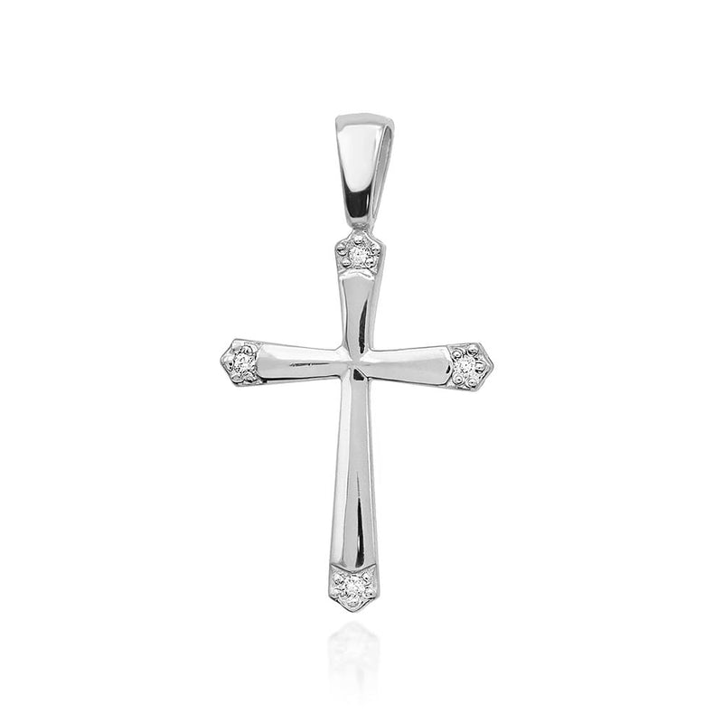 Pandantiv Aur 14K cu Diamante Naturale 0.02 ct, imaginea 9 din 10