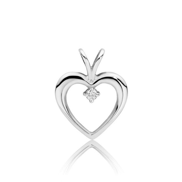 Pandantiv Aur 14K cu Diamant Natural 0.04 ct, imaginea 2 din 6