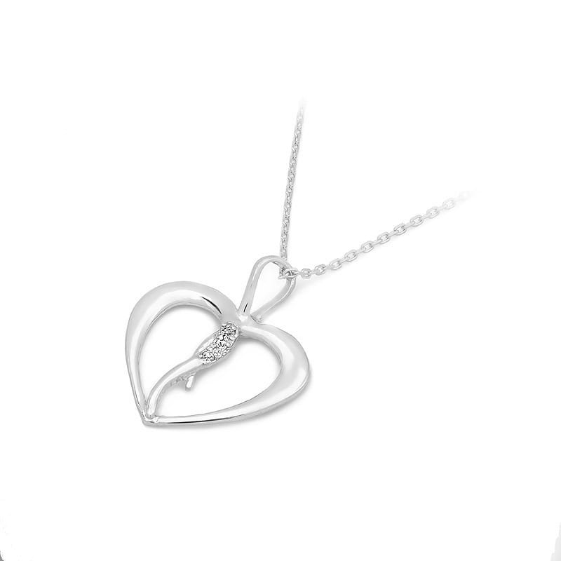 Pandantiv Aur 14K cu Diamante Naturale 0.03 ct, imaginea 6 din 6