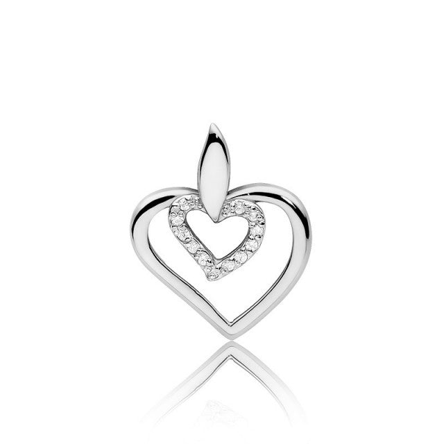 Pandantiv Aur 14K cu Diamante Naturale 0.06 ct, imaginea 4 din 5