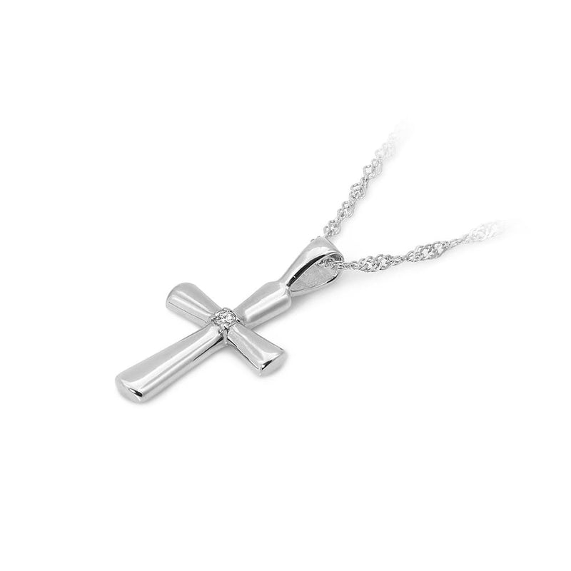 Pandantiv Aur 14K cu Diamant Natural 0.01 ct, imaginea 8 din 10