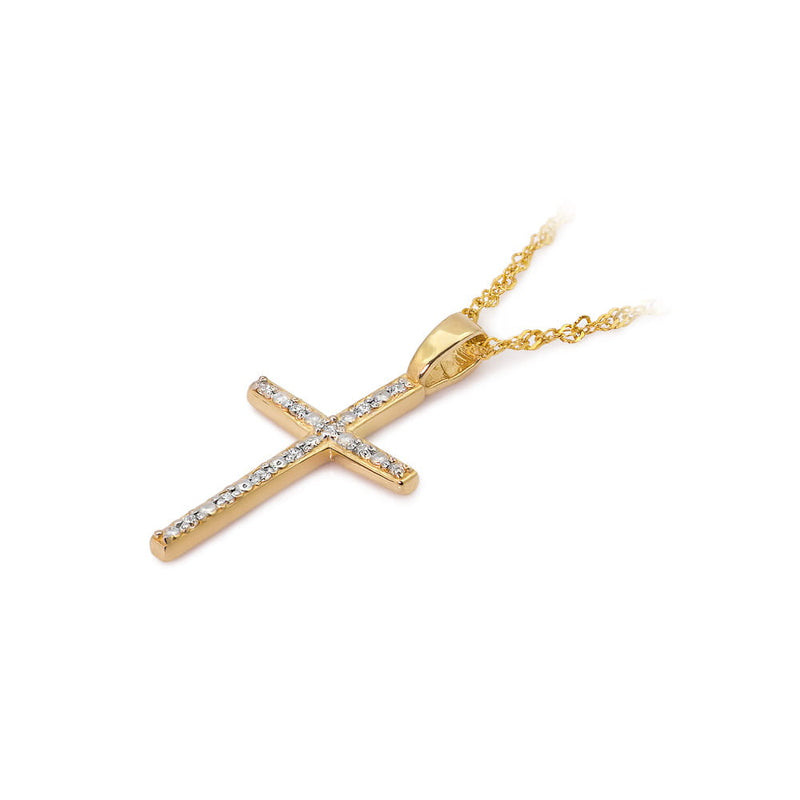 Pandantiv Aur 14K cu Diamante Naturale 0.06 ct, imaginea 2 din 6