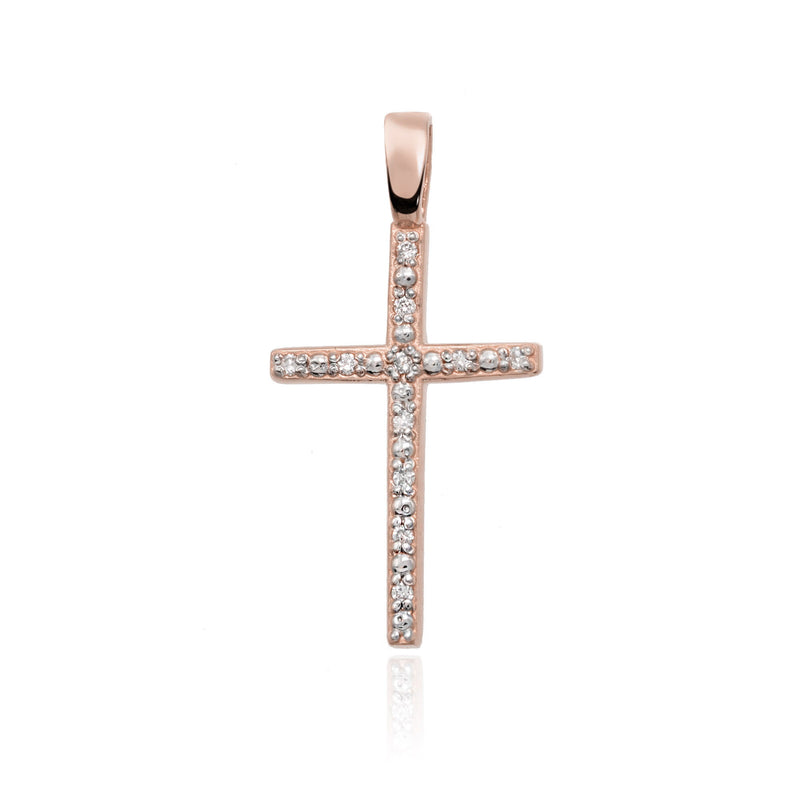 Pandantiv Aur 14K cu Diamante Naturale 0.06 ct, imaginea 3 din 6