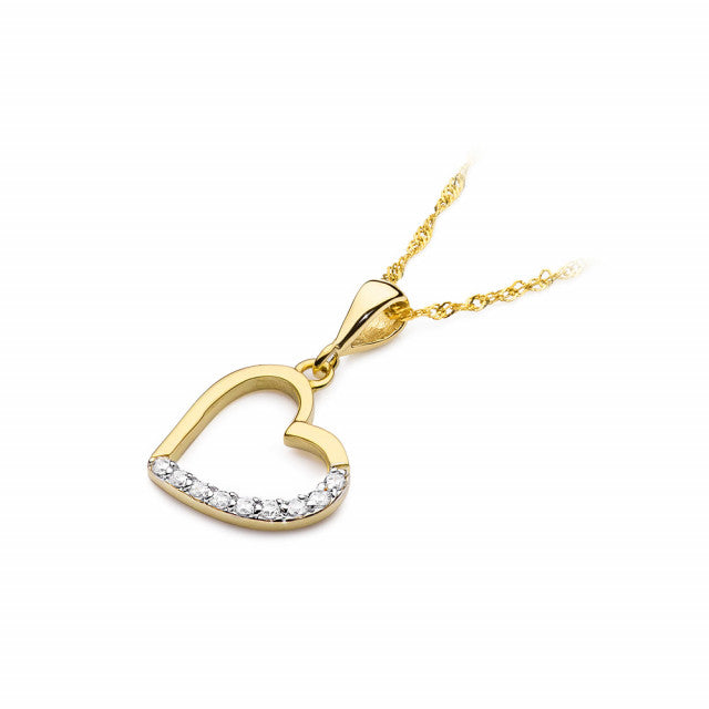 Pandantiv Aur 14K cu Diamante Naturale 0.13 ct, imaginea 2 din 6