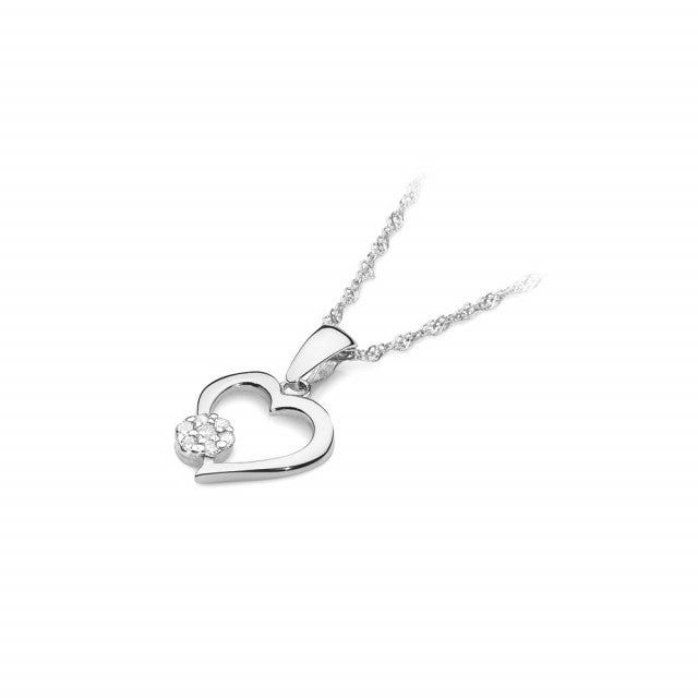 Pandantiv Aur 14K cu Diamante Naturale 0.08 ct, imaginea 2 din 6