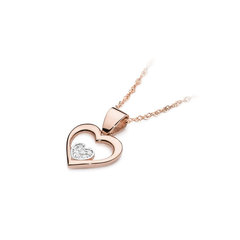 Pandantiv Aur 14K cu Diamante Naturale 0.05 ct, imaginea 4 din 6