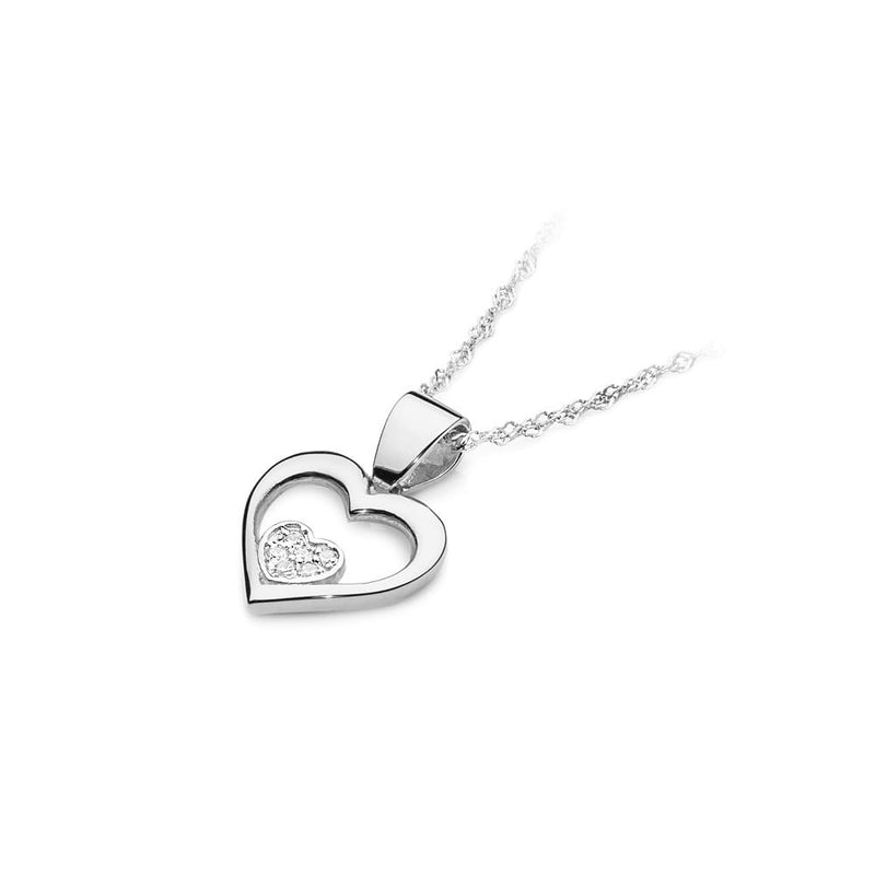 Pandantiv Aur 14K cu Diamante Naturale 0.05 ct, imaginea 6 din 6