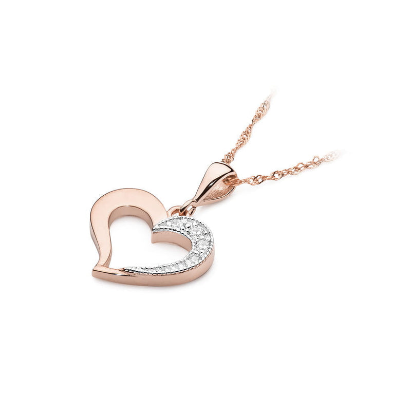 Pandantiv Aur 14K cu Diamante Naturale 0.08 ct, imaginea 6 din 6