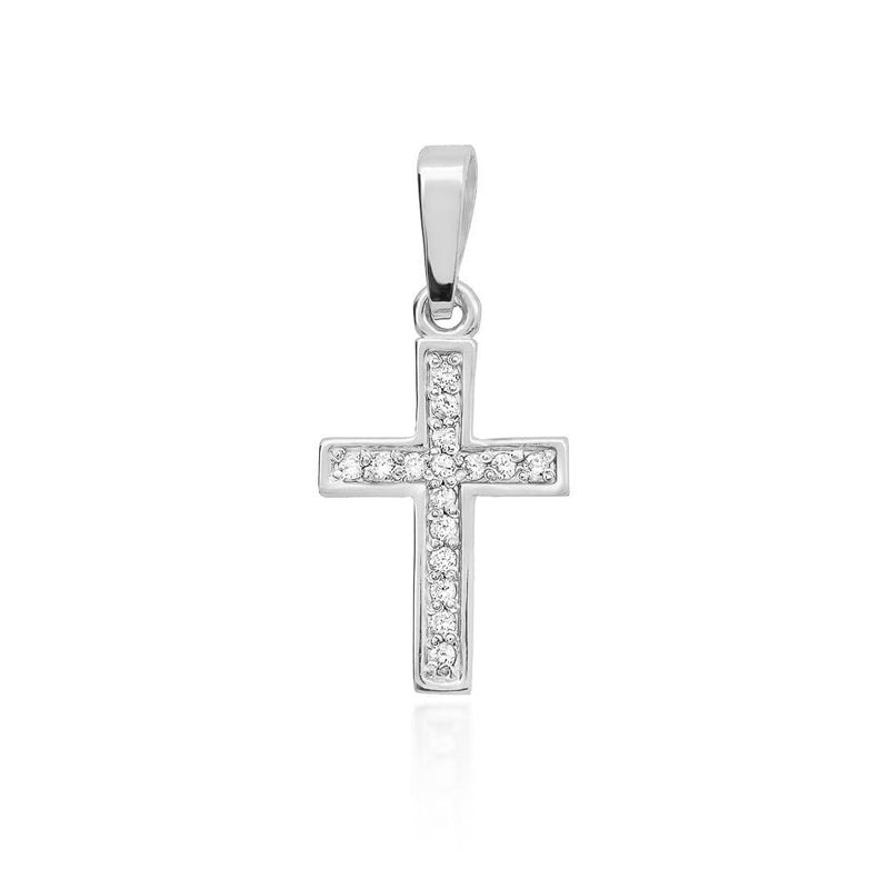 Pandantiv Aur 14K cu Diamante Naturale 0.08 ct, imaginea 2 din 2