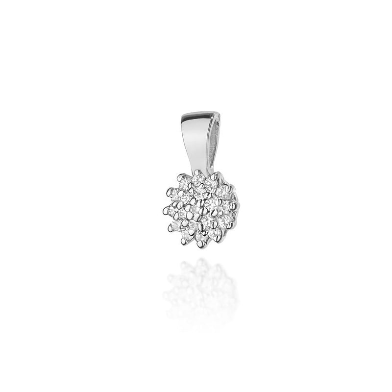 Pandantiv Aur 14K cu Diamante Naturale 0.10 ct, imaginea 5 din 6