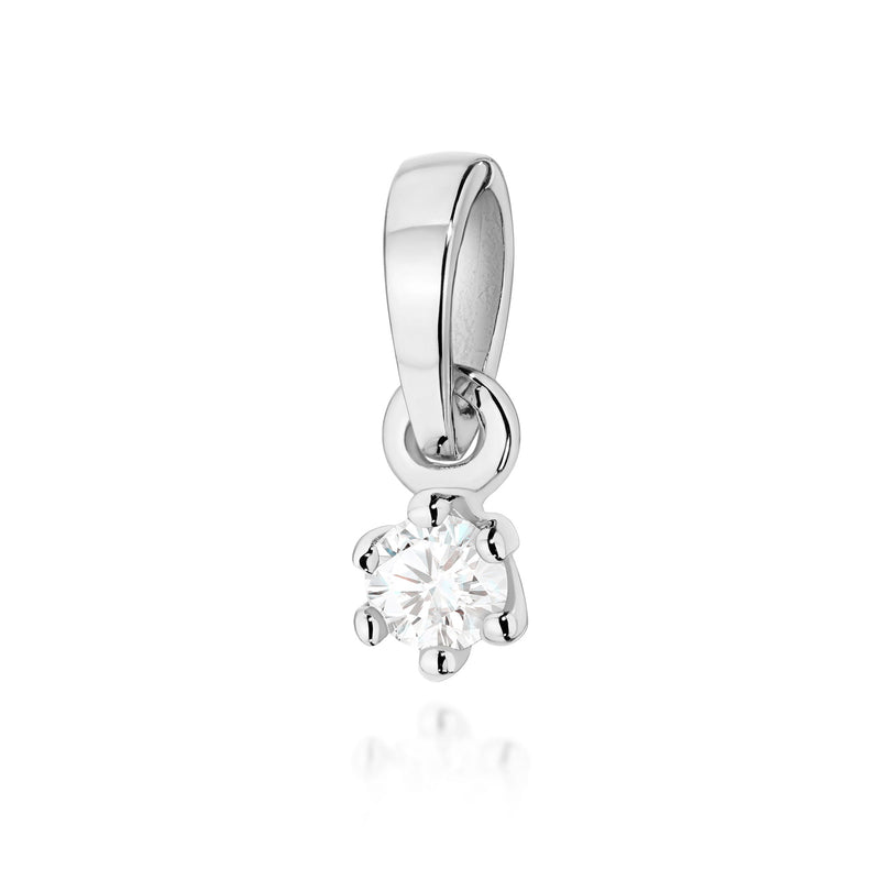 Pandantiv Aur 14K cu Diamant Natural 0.04 ct, imaginea 7 din 10