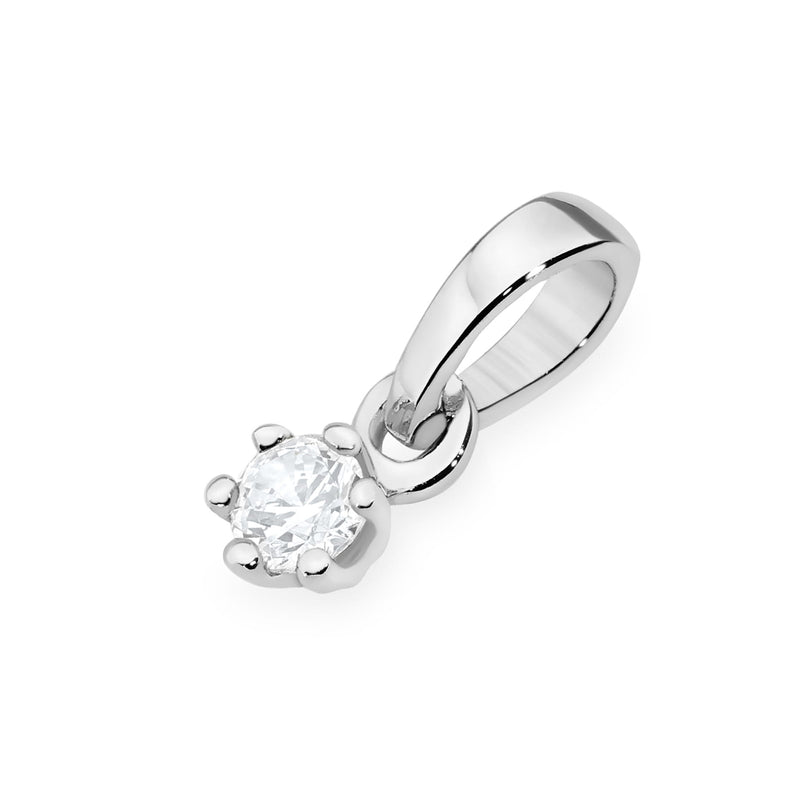 Pandantiv Aur 14K cu Diamant Natural 0.04 ct, imaginea 8 din 10