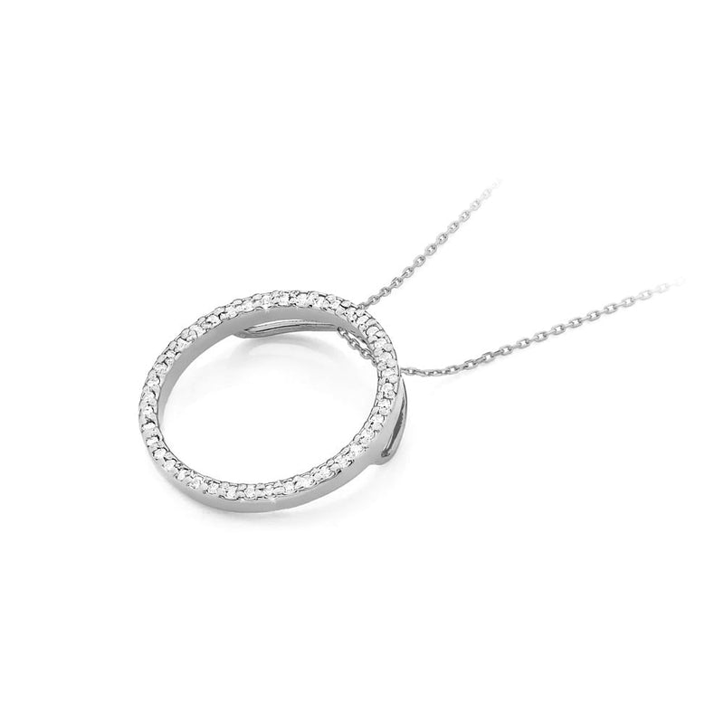 Pandantiv Aur 14K cu Diamante Naturale 0.20 ct, imaginea 6 din 6