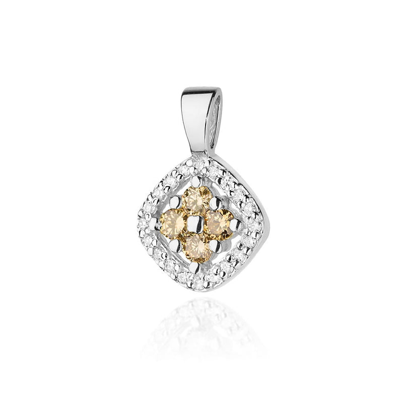 Pandantiv Aur 14K cu Diamante Naturale 0.30 ct, imaginea 5 din 6