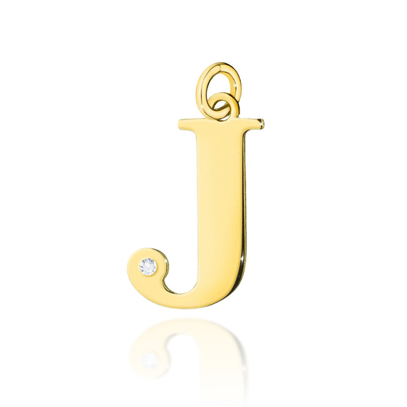 Pandantiv Aur 14K cu Diamante Naturale 0.01 ct — Aur galben