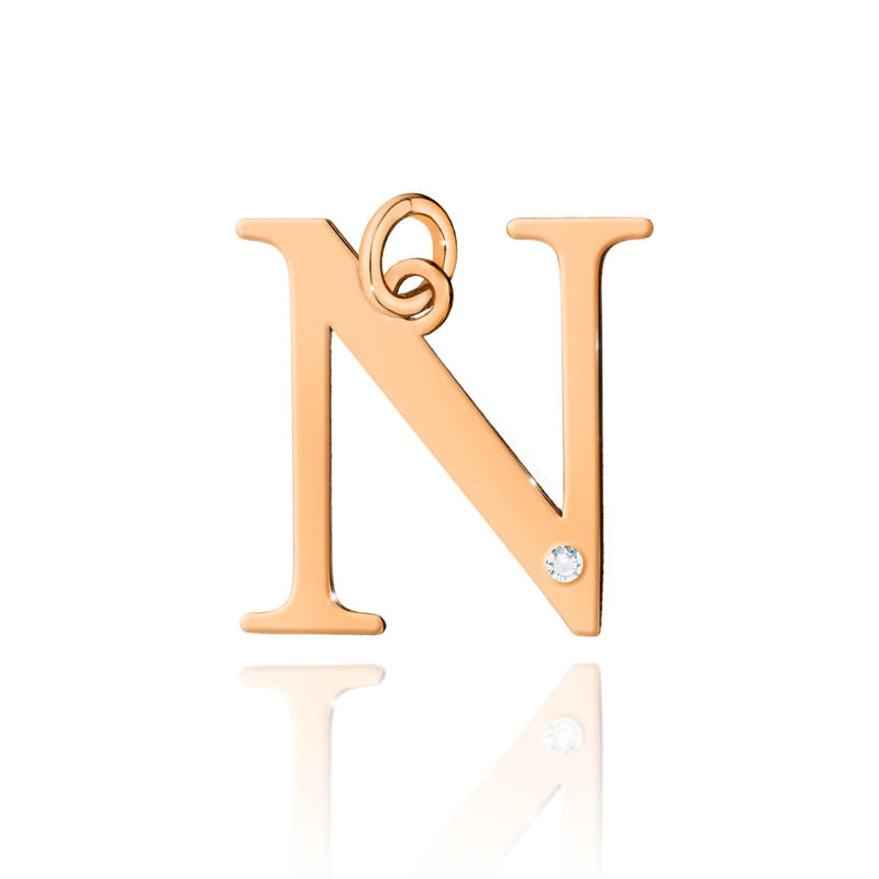 Pandantiv Aur 14K cu Diamante Naturale 0.01 ct, imaginea 3 din 4