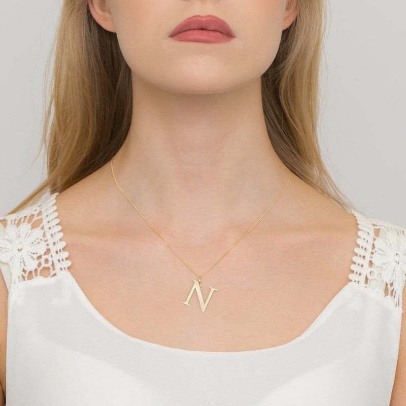 Pandantiv Aur 14K cu Diamante Naturale 0.01 ct, imaginea 2 din 2