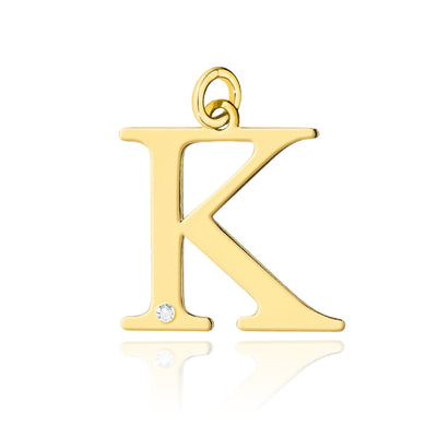 Pandantiv Aur 14K cu Diamante Naturale 0.01 ct