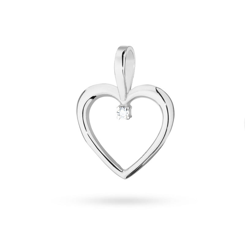 Pandantiv Aur 14K cu Diamant Natural 0.01 ct, imaginea 6 din 6