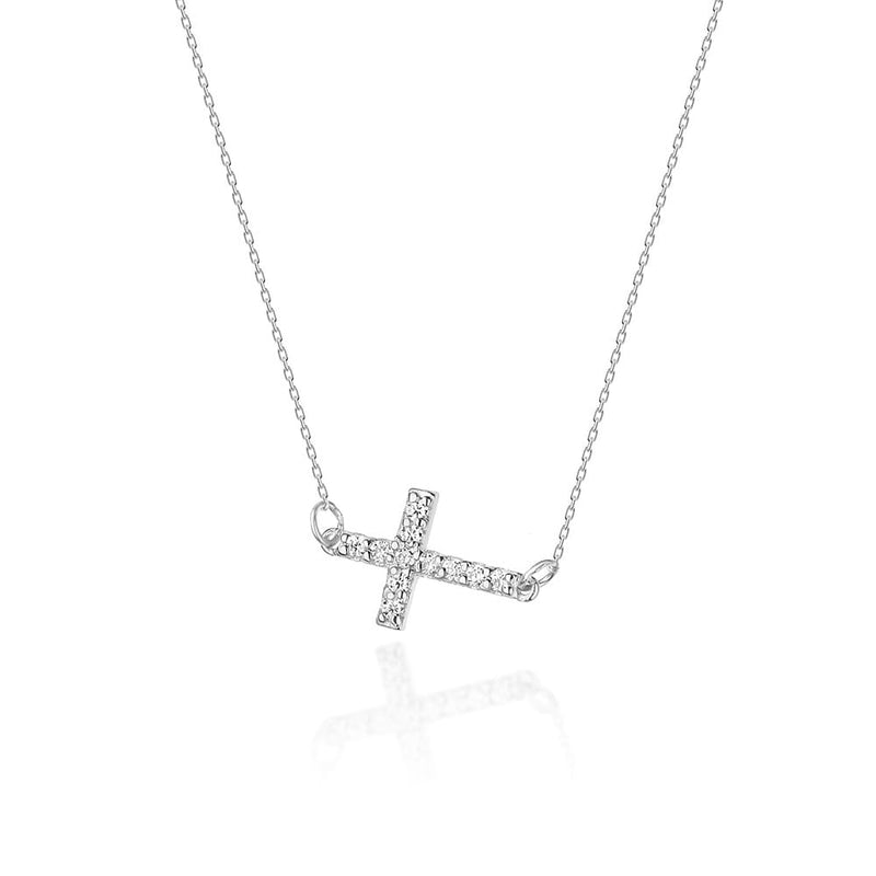 Colier Aur 14K cu Diamante Naturale 0.06 ct, imaginea 5 din 6