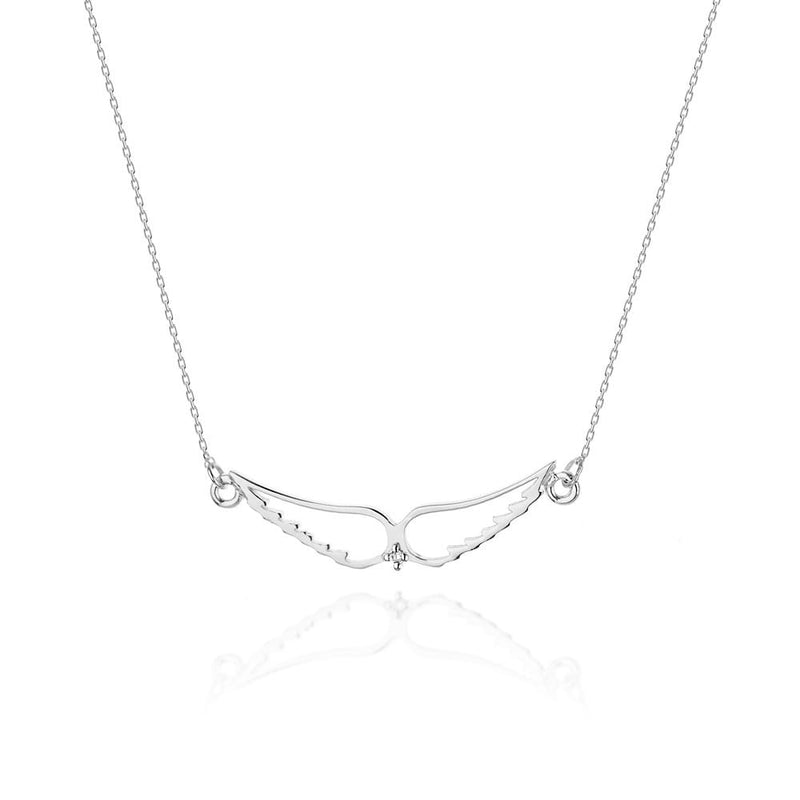 Colier Aur 14K cu Diamant Natural 0.01 ct, imaginea 5 din 6