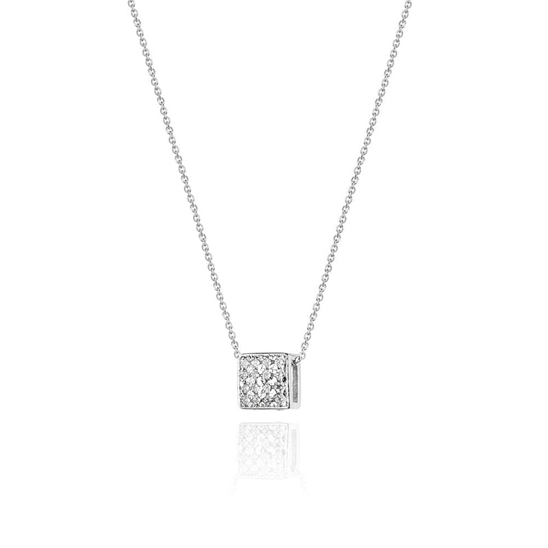 Colier Aur 14K cu Diamante Naturale 0.08 ct, imaginea 5 din 7