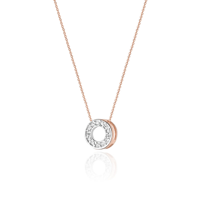 Colier Aur 14K cu Diamante Naturale 0.07 ct, imaginea 4 din 7