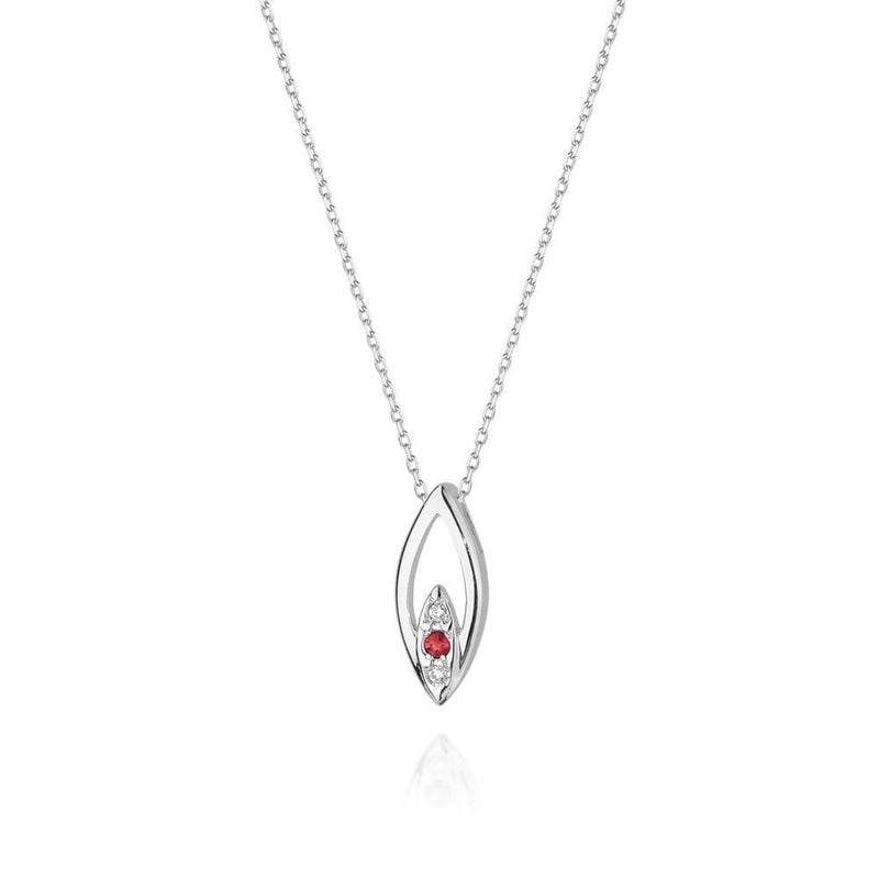 Colier Aur 14K cu Diamante Naturale 0.03 ct, imaginea 5 din 6