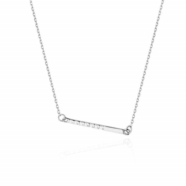 Colier Aur 14K cu Diamante Naturale 0.04 ct, imaginea 1 din 12