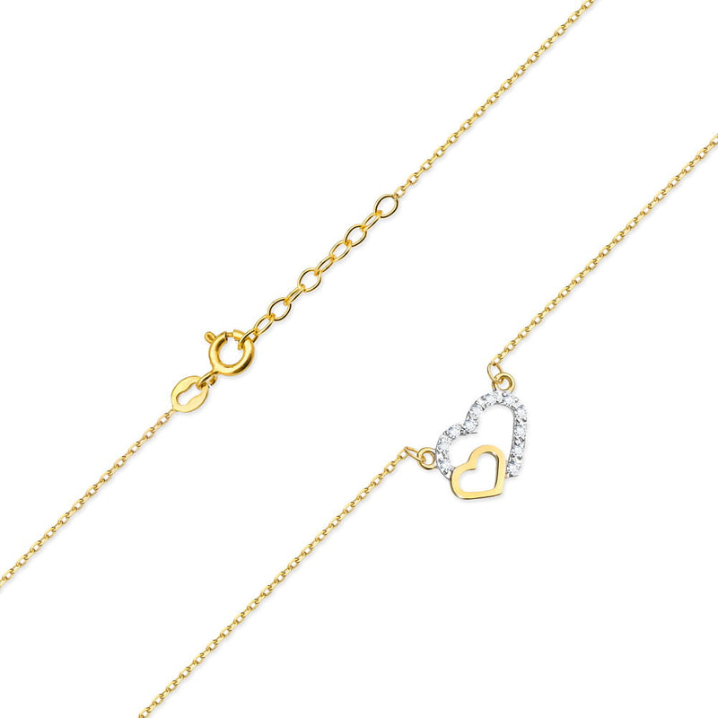 Colier Aur 14K cu Diamante Naturale 0.06 ct, imaginea 2 din 6